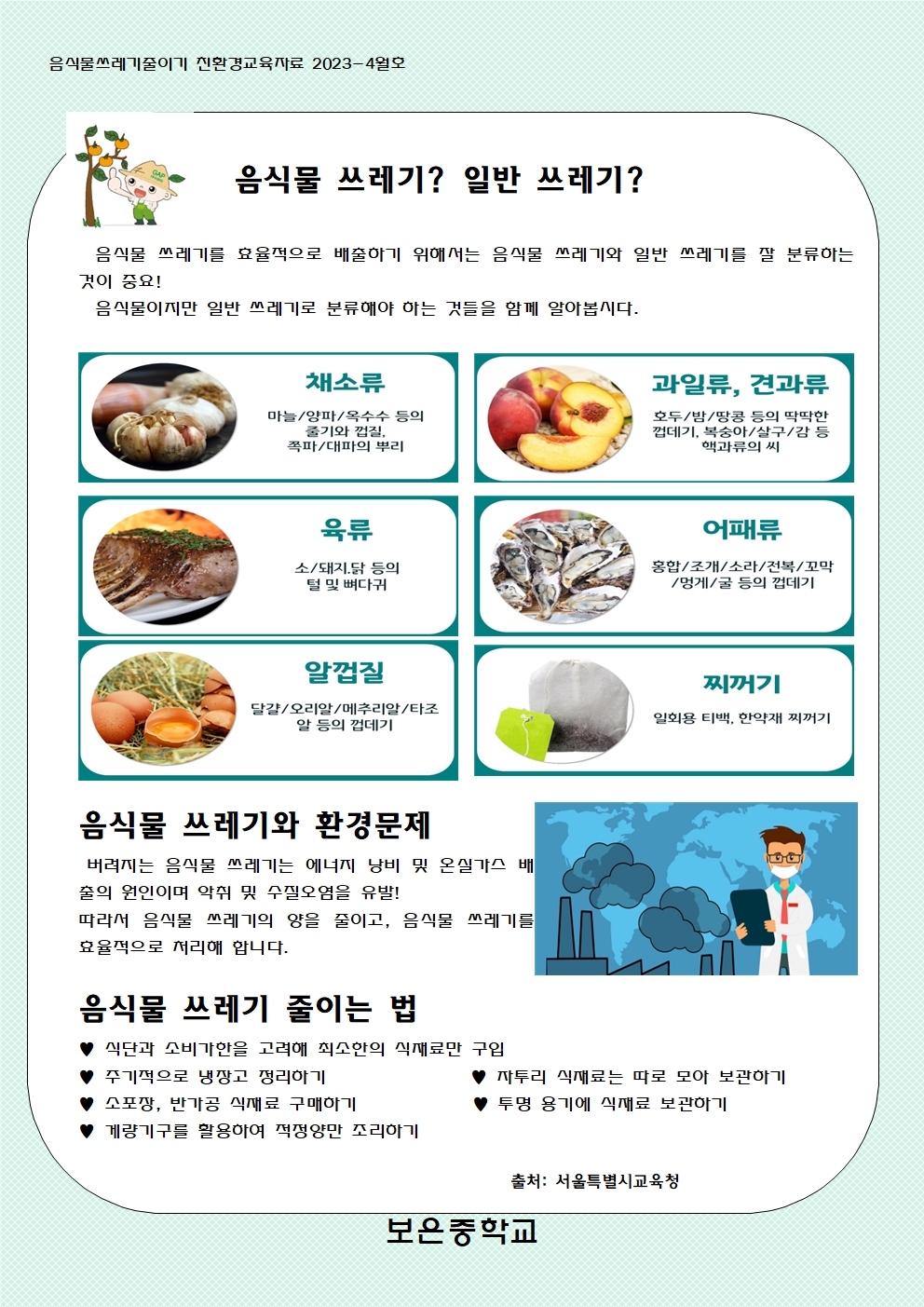 4월 음식물쓰레기 줄이기 교육자료001