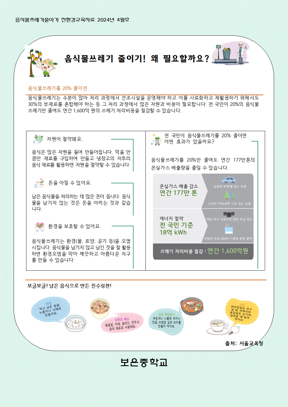 4월 음식물쓰레기 줄이기 교육자료001