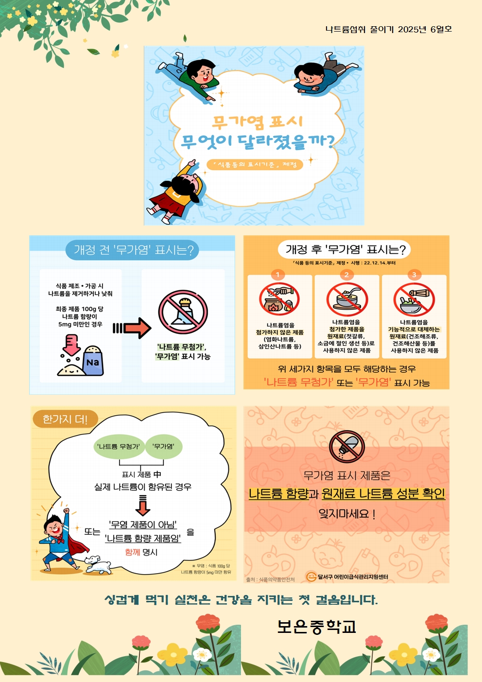 6월 나트륨 섭취 줄이기 교육자료 (2)001